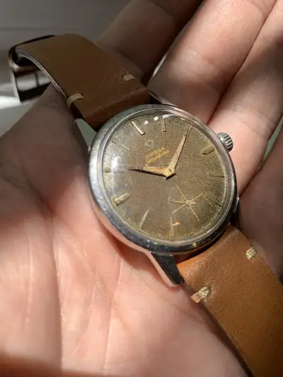 Omega ’s Tropical Gilt Omega Seamaster Swiss