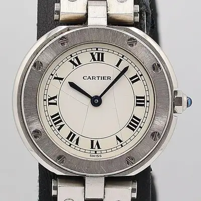 Cartier SANTOS White #VWM1269