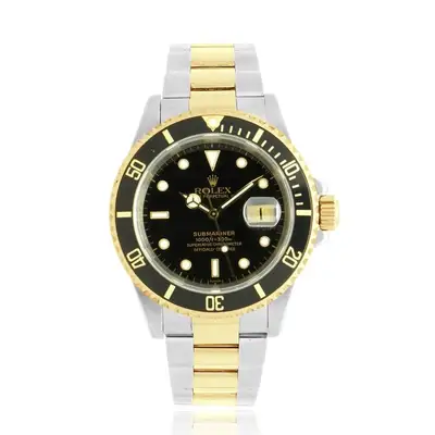 Rolex 18 Karat Yellow Gold Stainless