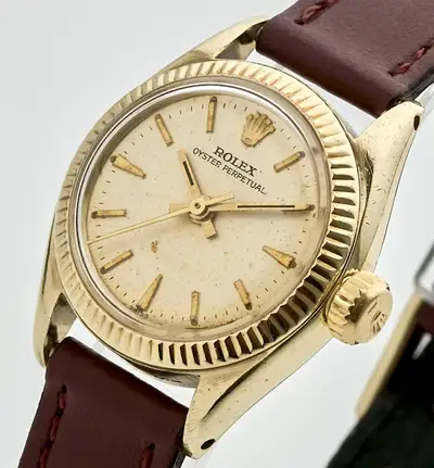 Rolex Oyster Perpetual 9K Gold Ref