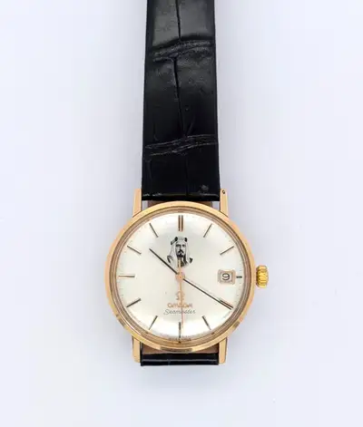 Omega 18ct Gold Omega Seamaster Sheikh Isa