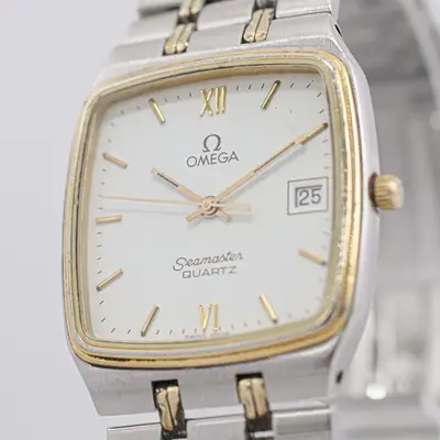 Omega Seamaster Cal.1430 Date Roman Gold