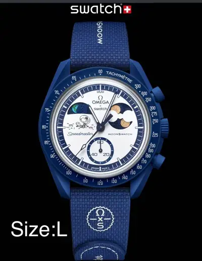 Omega Swatch MoonSwatch Speedmaster Snoopy Blue