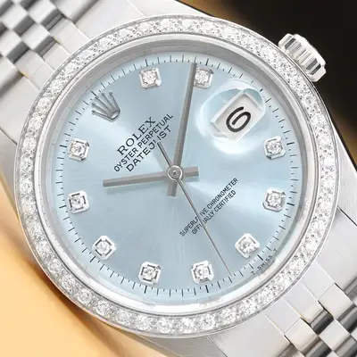 Rolex DATEJUST ICE BLUE 18K WHITE