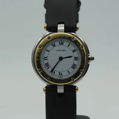 Cartier Santos Round Steel/Gold CA187