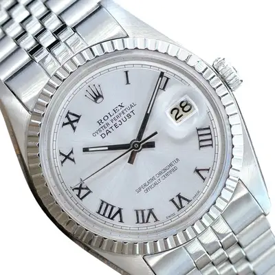 Rolex Datejust Stainless Steel Silver w