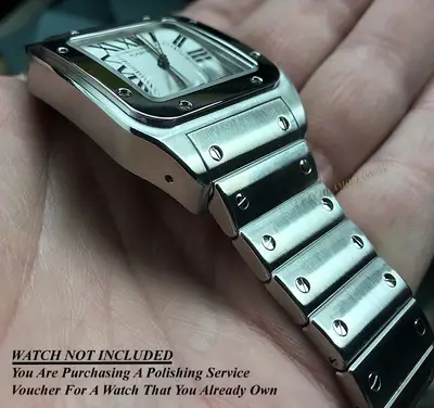 Cartier Polishing Service for Cartier Santos Ronde