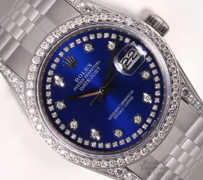 Rolex Datejust Diamond Lugs Diamond Bezel