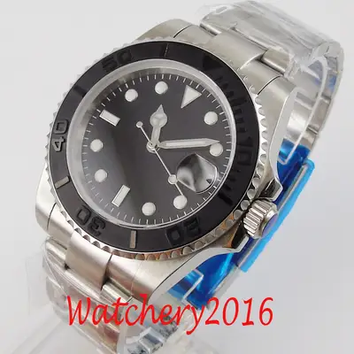 Unknown NH35 Glass Date Oyster Bracelet