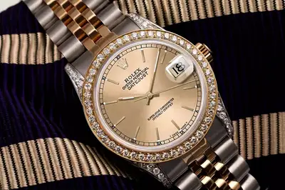 Rolex Datejust Champagne Two Tone Diamond