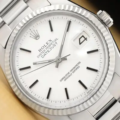 Rolex DATEJUST 18K WHITE GOLD STAINLESS