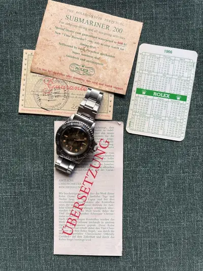 Rolex Submariner 5513 "Bart Simpson" with
