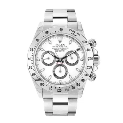 Rolex Daytona White Index Hour Stainless
