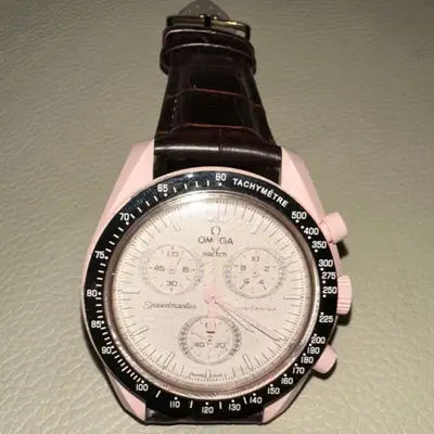 Omega SWATCH Speedmaster Pink