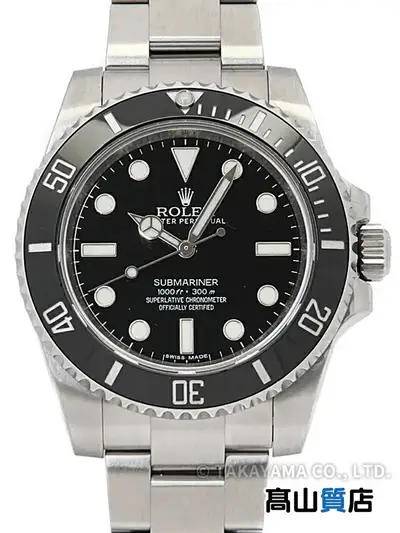 Rolex Submariner No Date 114060 Black
