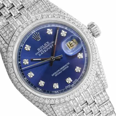 Rolex Datejust Iced Out Fully Loaded