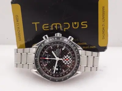 Omega OMEGA SPEEDMASTER DAY DATE RACING SCHUMACHER 3529.50.00 BOX&PAPERS STEEL WATCH