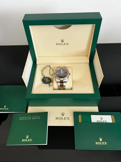 Rolex Wimbledon Rose Gold And Stainless