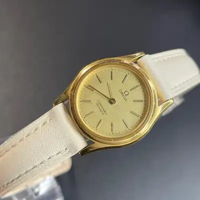 Omega Good OMEGA Seamaster Gold Round QZ