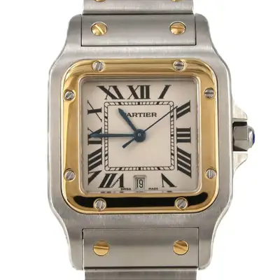 Cartier Santos Galbe LM Two-tone W20011C4