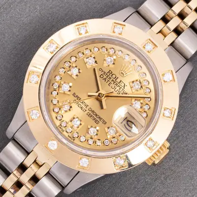 Rolex DateJust Steel and 18k Gold