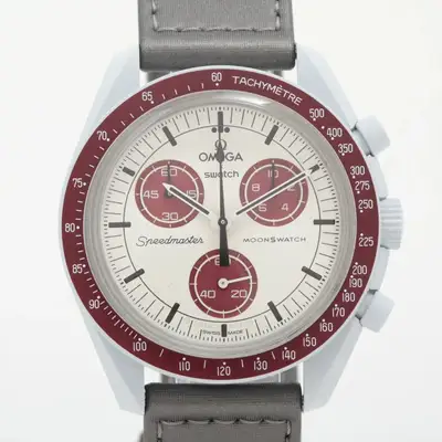 Omega x swatch Speedmaster missions Toe