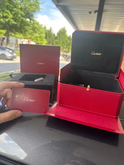 Cartier Santon Stainless Steel Bust Down