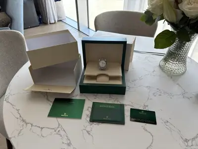 Rolex Datejust White Fluted Bezel