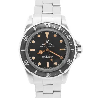 Rolex Submariner PATINA Black Stainless Steel