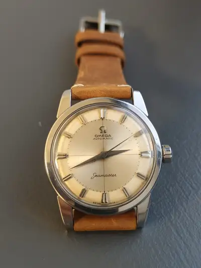 Omega Seamaster Two Tone crosshair Dail