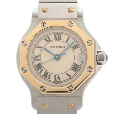 Cartier Santos Octagon SM W2001683 SS×YG