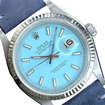 Rolex Datejust 1601 White Gold Steel