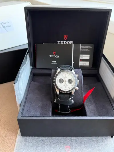 Tudor Black Bay Chrono Black Leather