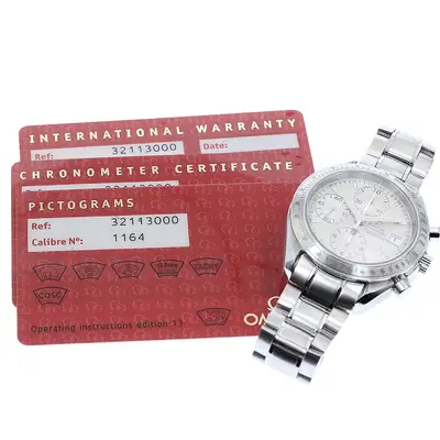 Omega Speedmaster 3211.3 Silver Chronograph
