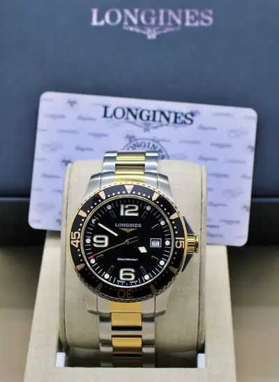 Longines Hydroconquest Ref.L3.6404 Rotating Bezel BlackDial