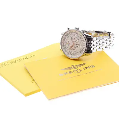 Breitling Navitimer Montbrillant A41370 Silver Chronograph