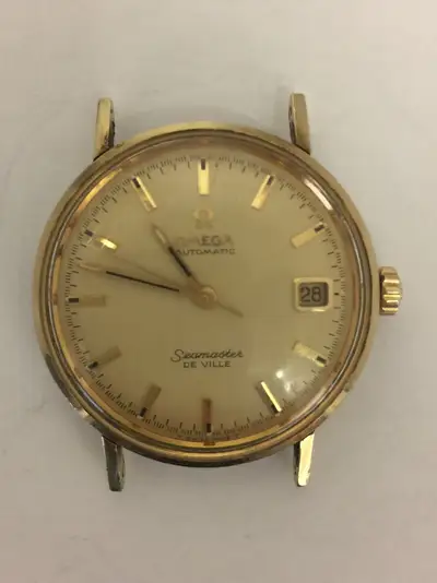 Omega 14k Gold Omega Seamaster De Ville