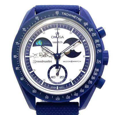 Omega Swatch Speedmaster Mission to Earthphase