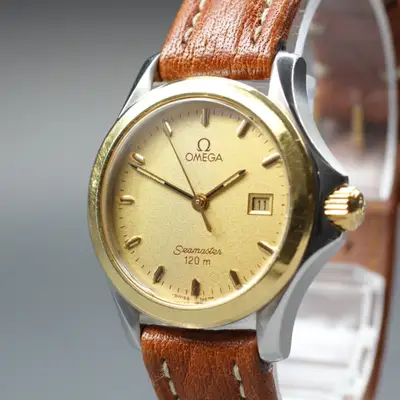 Omega [Near OMEGA Seamaster Cal.1424 Date Gold