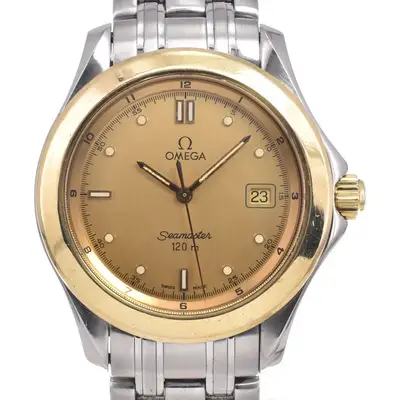 Omega 2411 Seamaster Date 18K Yellow