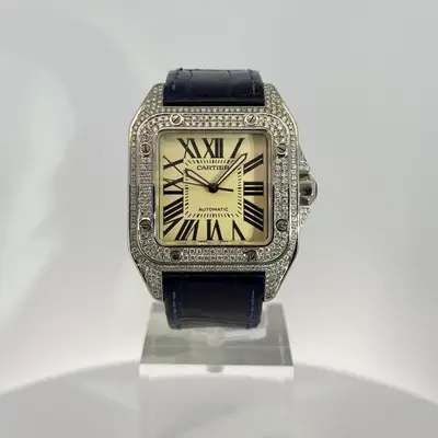 Cartier Santos 2656 Approx. White Roman