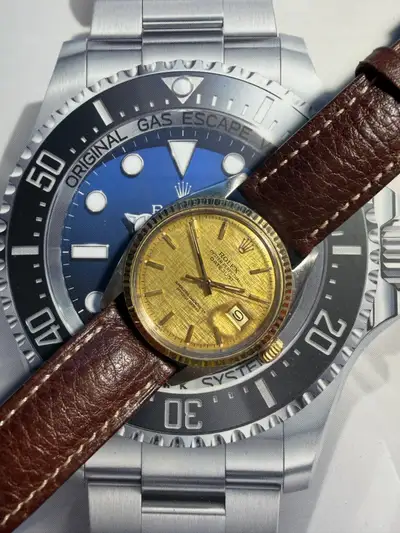 Rolex Datejust Champagne Pattern 1601
