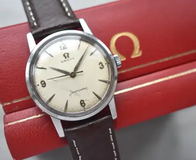 Omega Seamaster Steel Leather Boxed