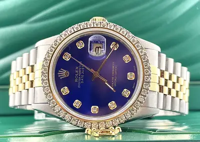Rolex Datejust 18k Yellow Gold Steel