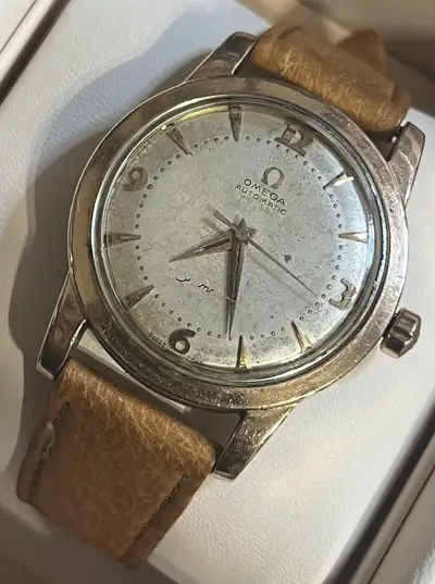 Omega Rose Gold Seamaster, OG Crown