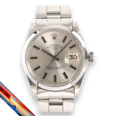 Rolex Oyster Perpetual Date 1500 Silver
