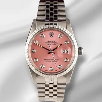 Rolex Datejust Steel Engine-Turned