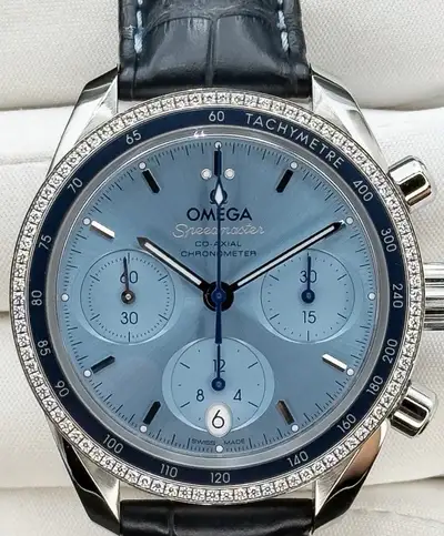 Omega Speedmaster Ice Stainless Steel Diamonds