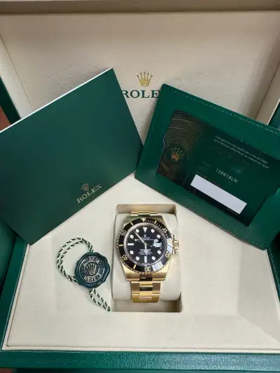 Rolex 2025 Rolex Submariner Date 41mm 18k Yellow Gold Black Dial 126618LN