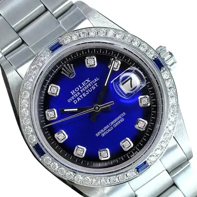 Rolex Datejust Stainless Steel 1.35ctw Diamond